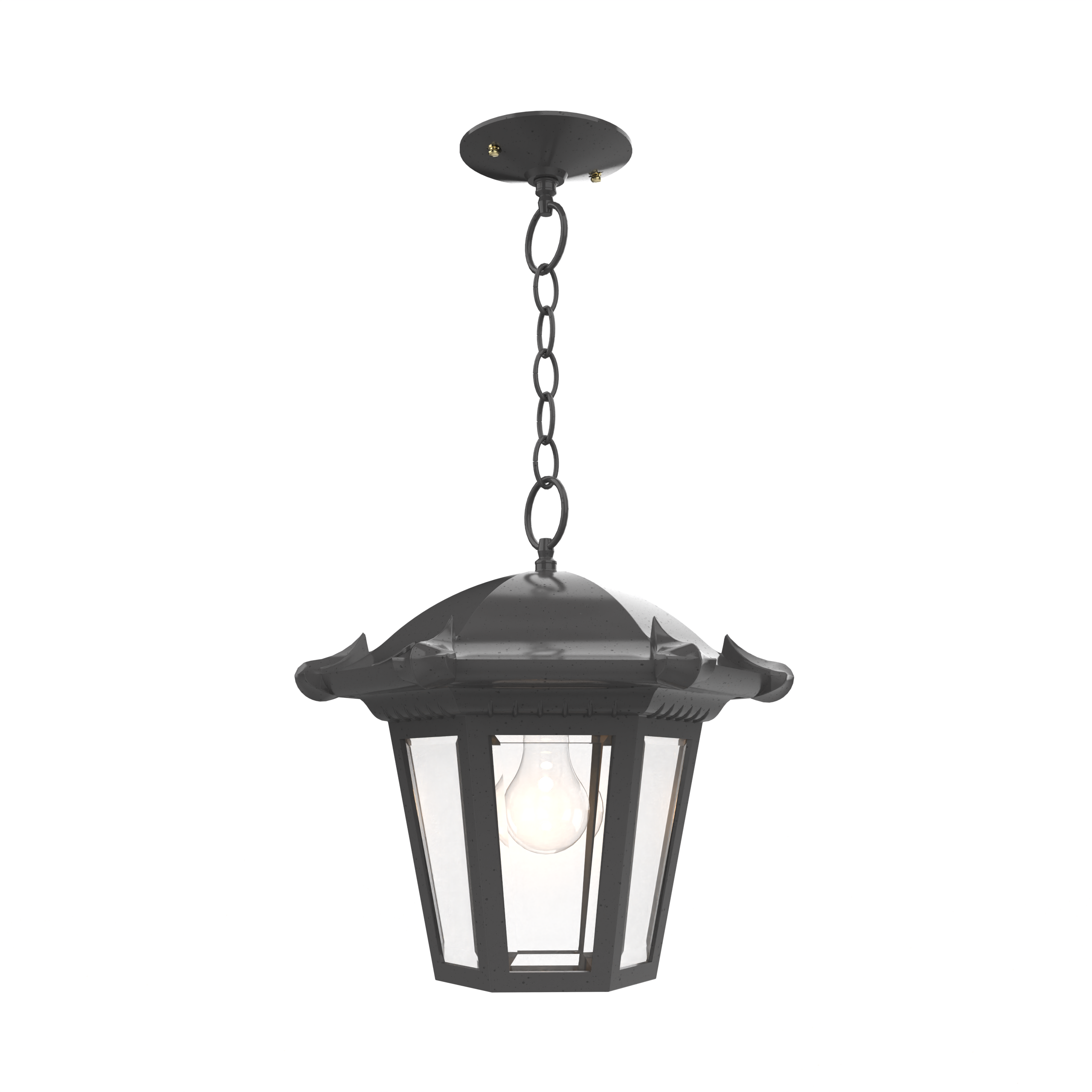 Montpellier - Ceiling mounting with chain open bottom medium format - 23350