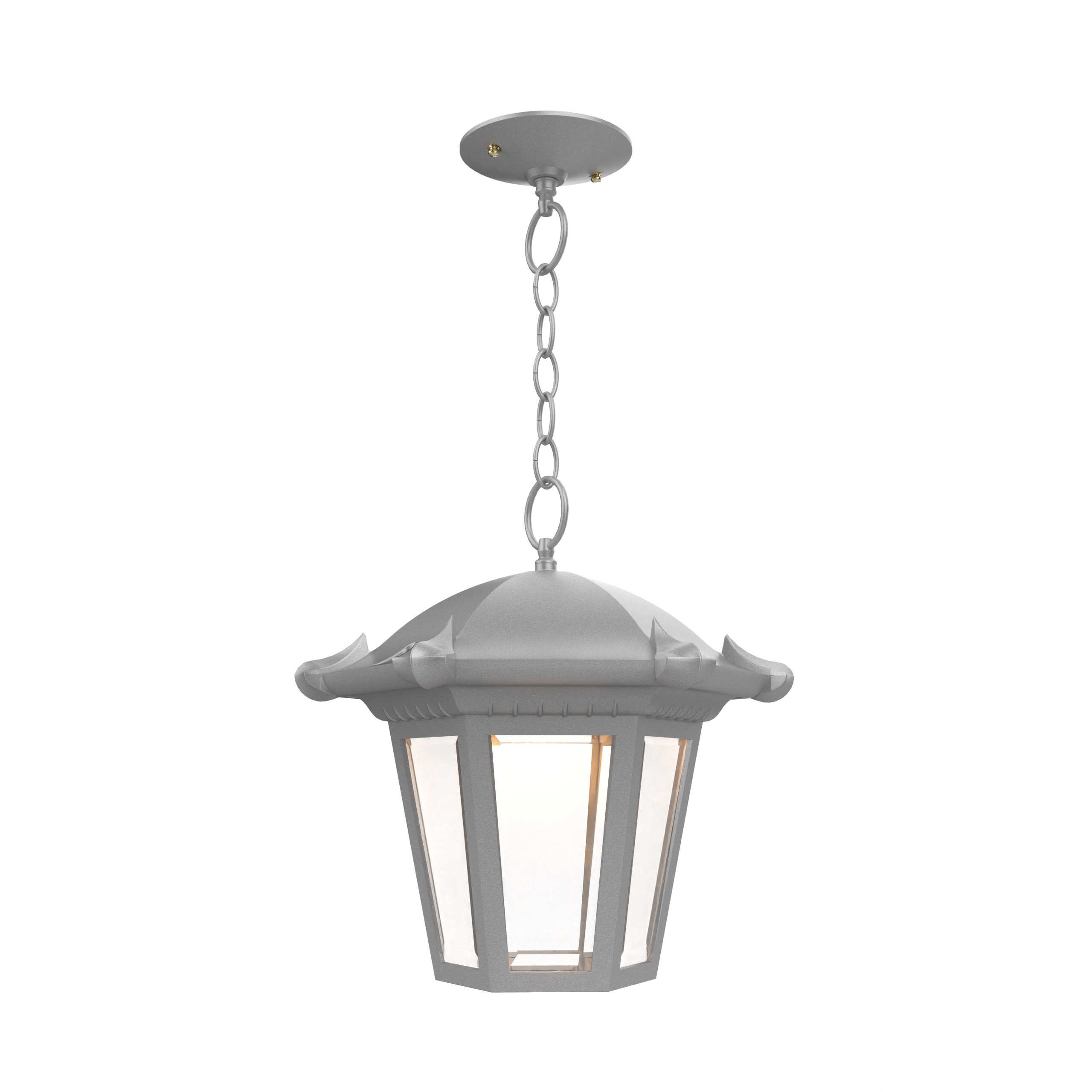 Montpellier - Ceiling mounting with chain open bottom medium format - 23350
