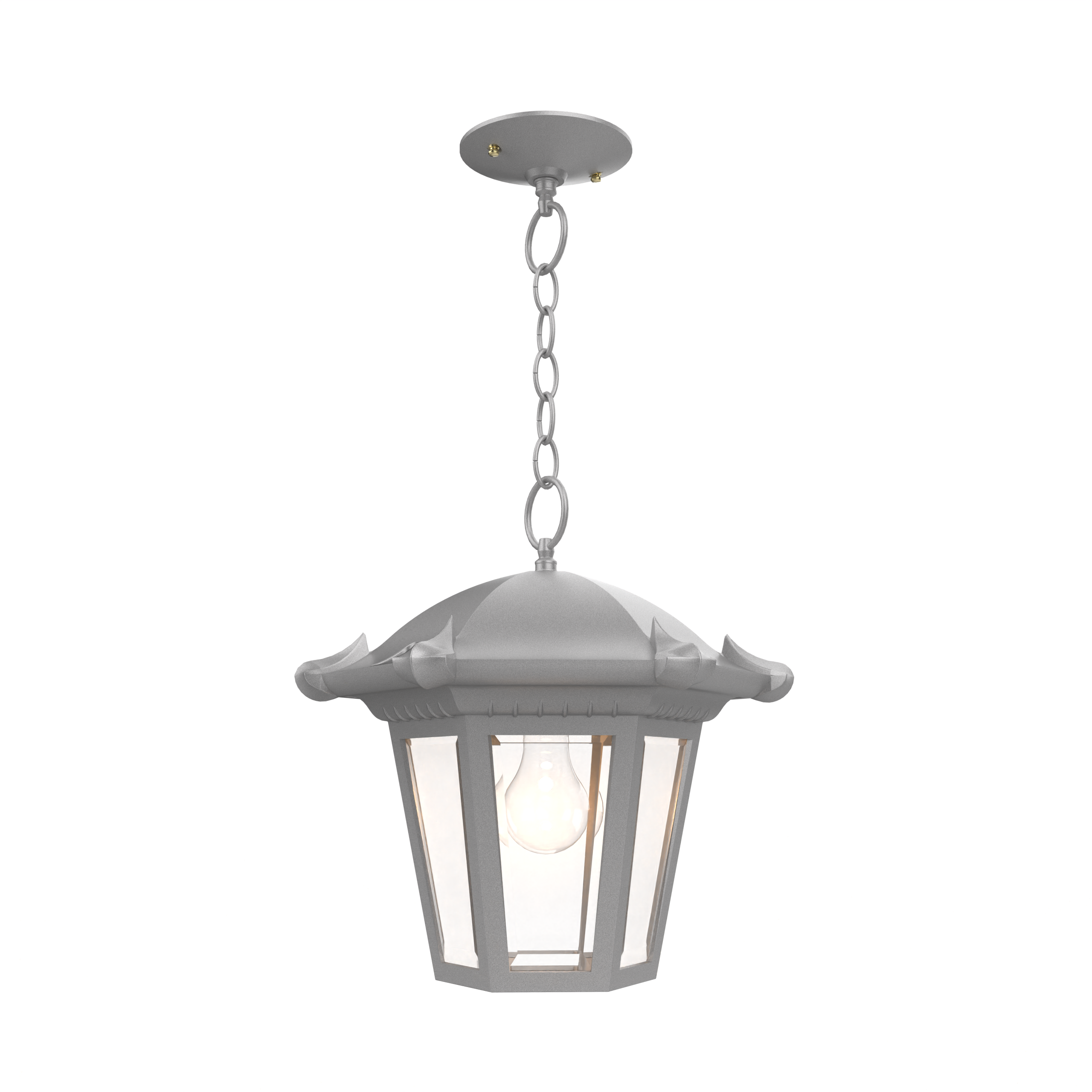 Montpellier - Ceiling mounting with chain open bottom medium format - 23350