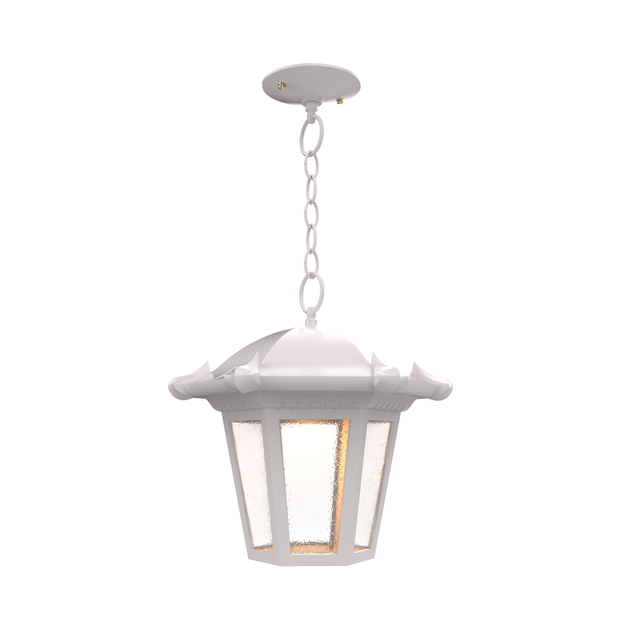 Montpellier - Ceiling mounting with chain open bottom medium format - 23350