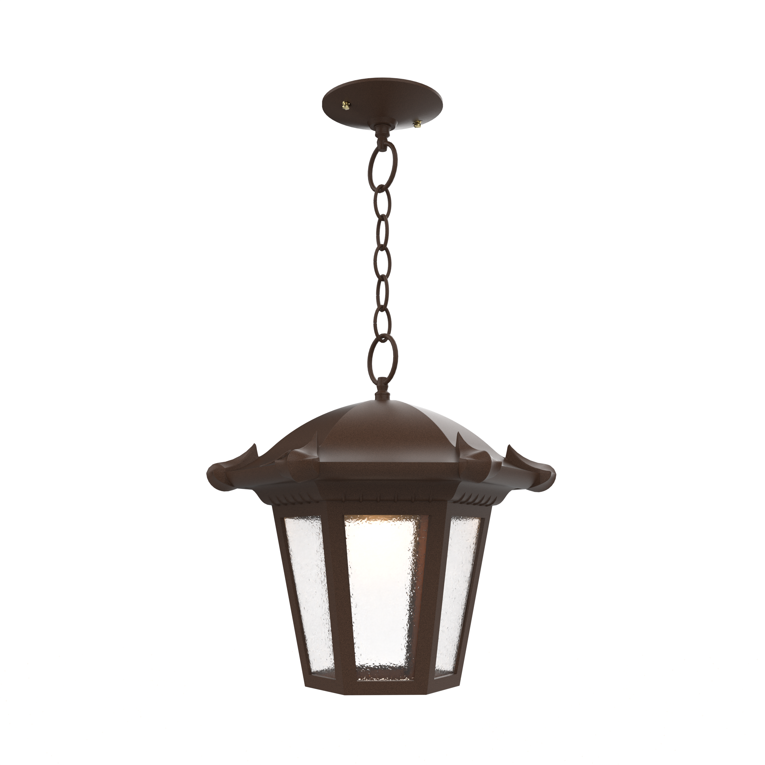 Montpellier - Ceiling mounting with chain open bottom medium format - 23350