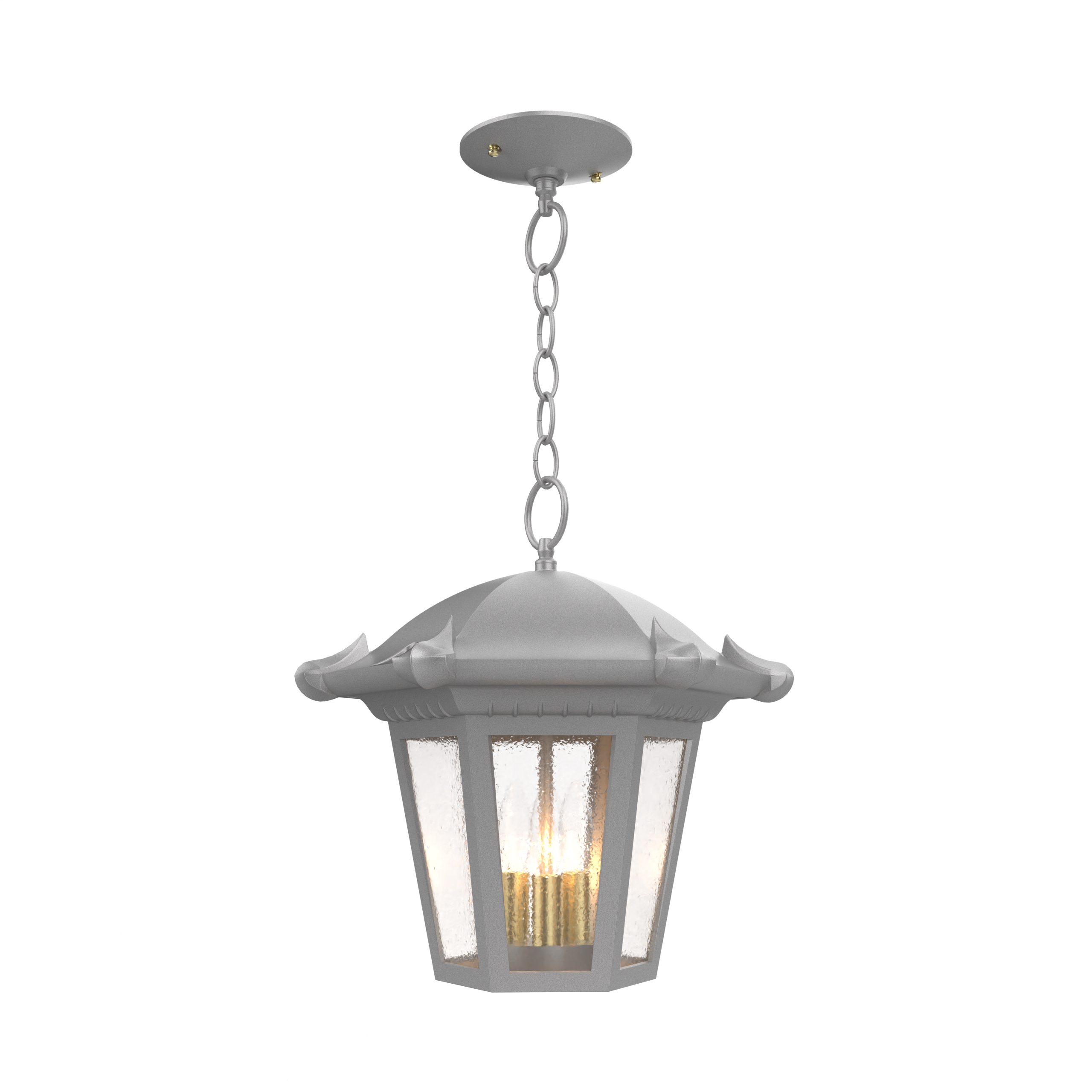Montpellier - Ceiling mounting with chain open bottom medium format - 23350