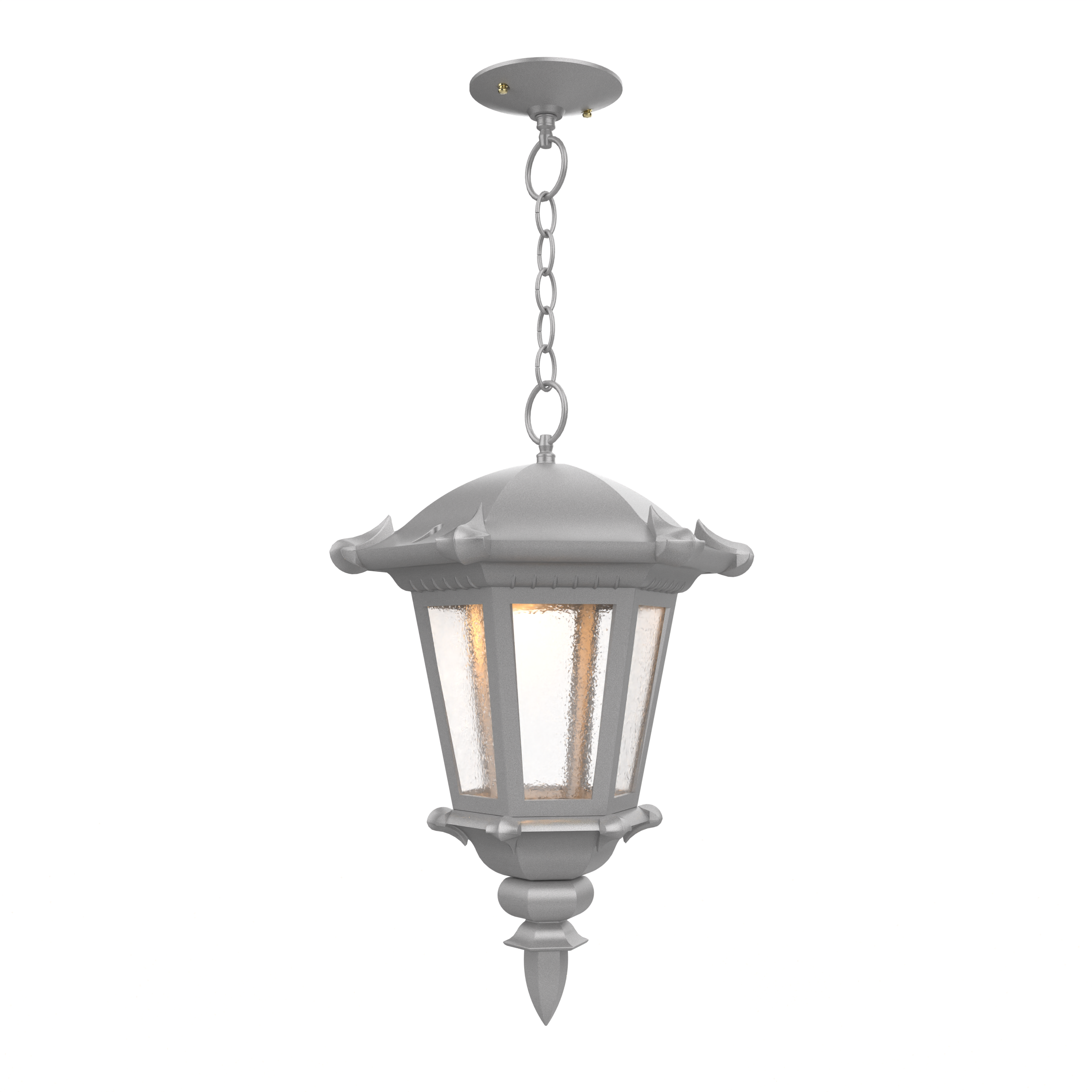 Montpellier - Ceiling mounting with chain closed bottom medium format - 23355