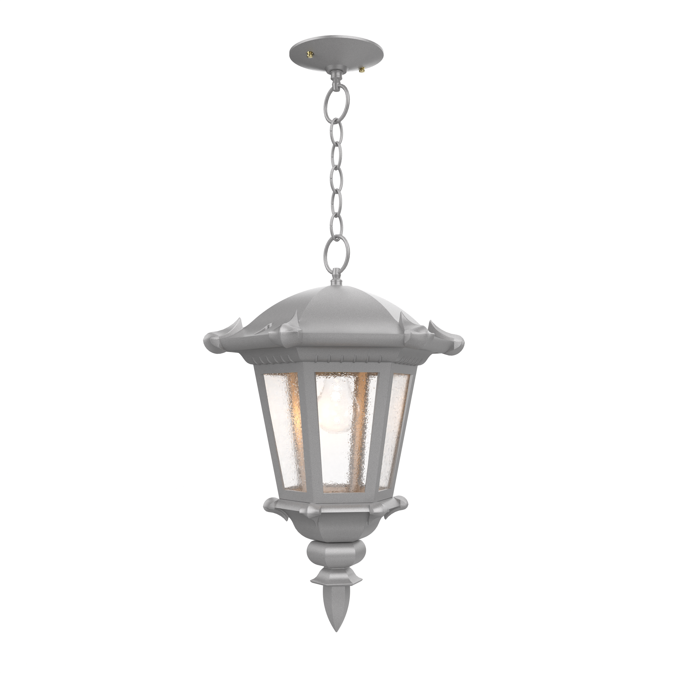 Montpellier - Ceiling mounting with chain closed bottom medium format - 23355