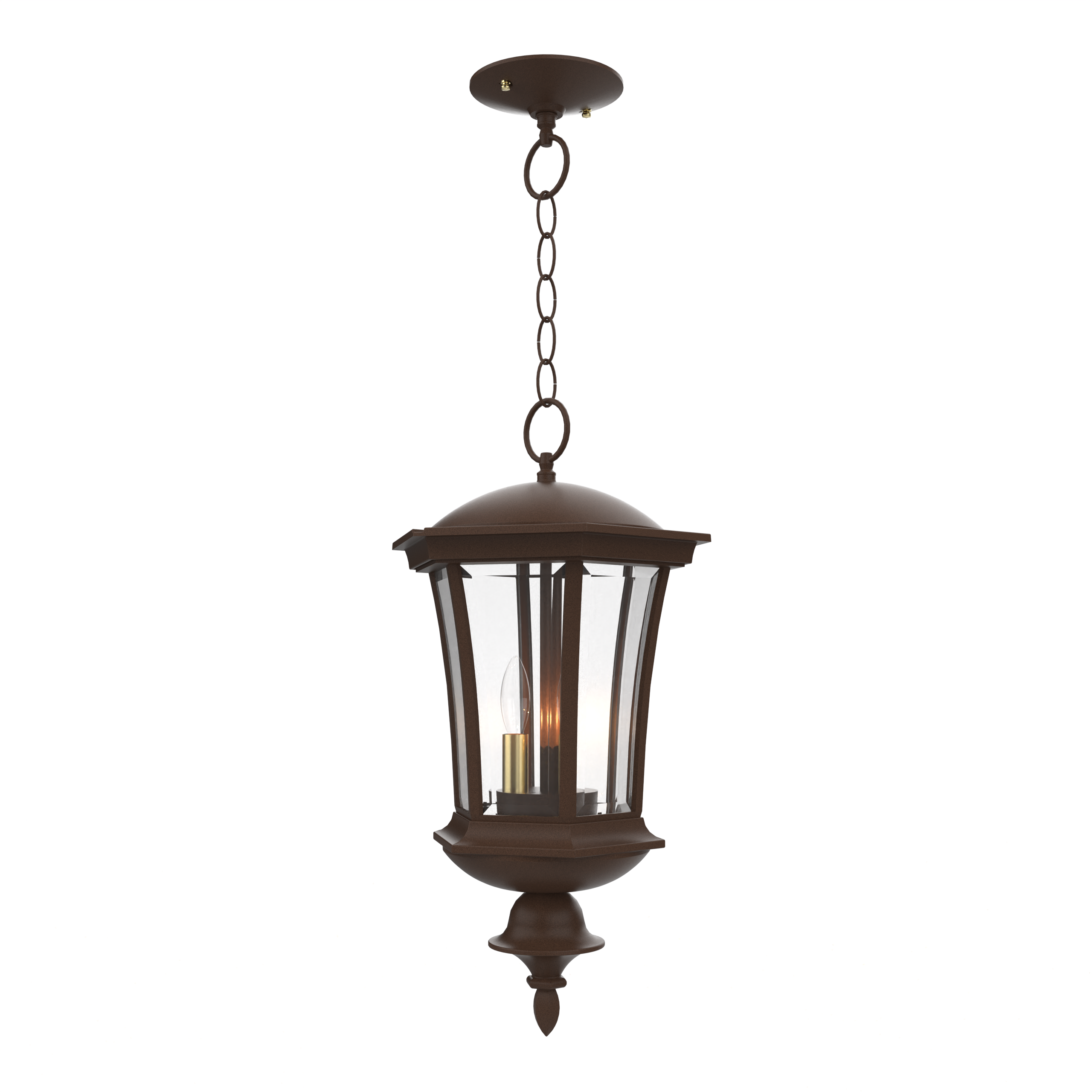 Westminster - Ceiling mounting with chain closed bottom medium format - 23555