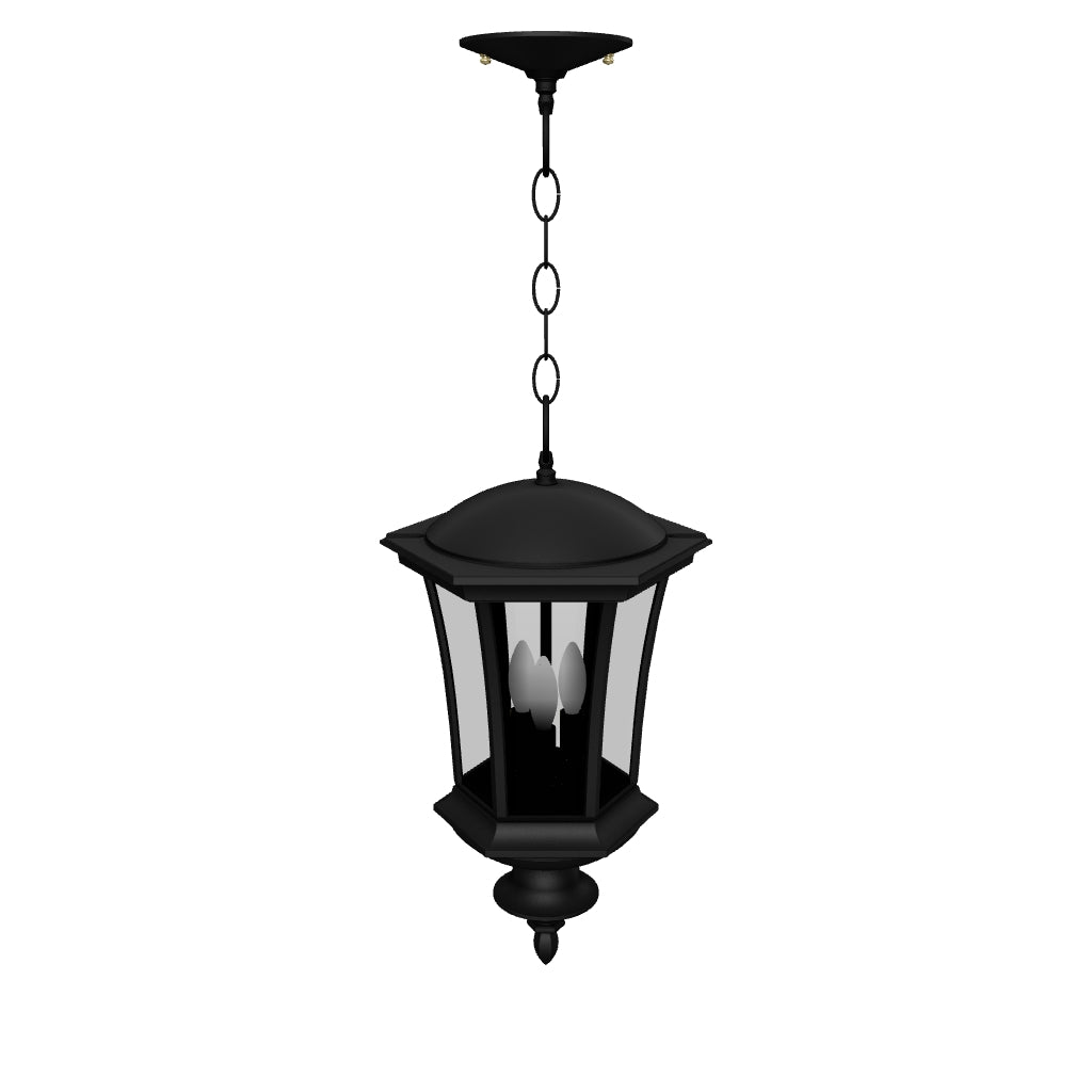 Westminster - Ceiling mounting with chain closed bottom medium format - 23555