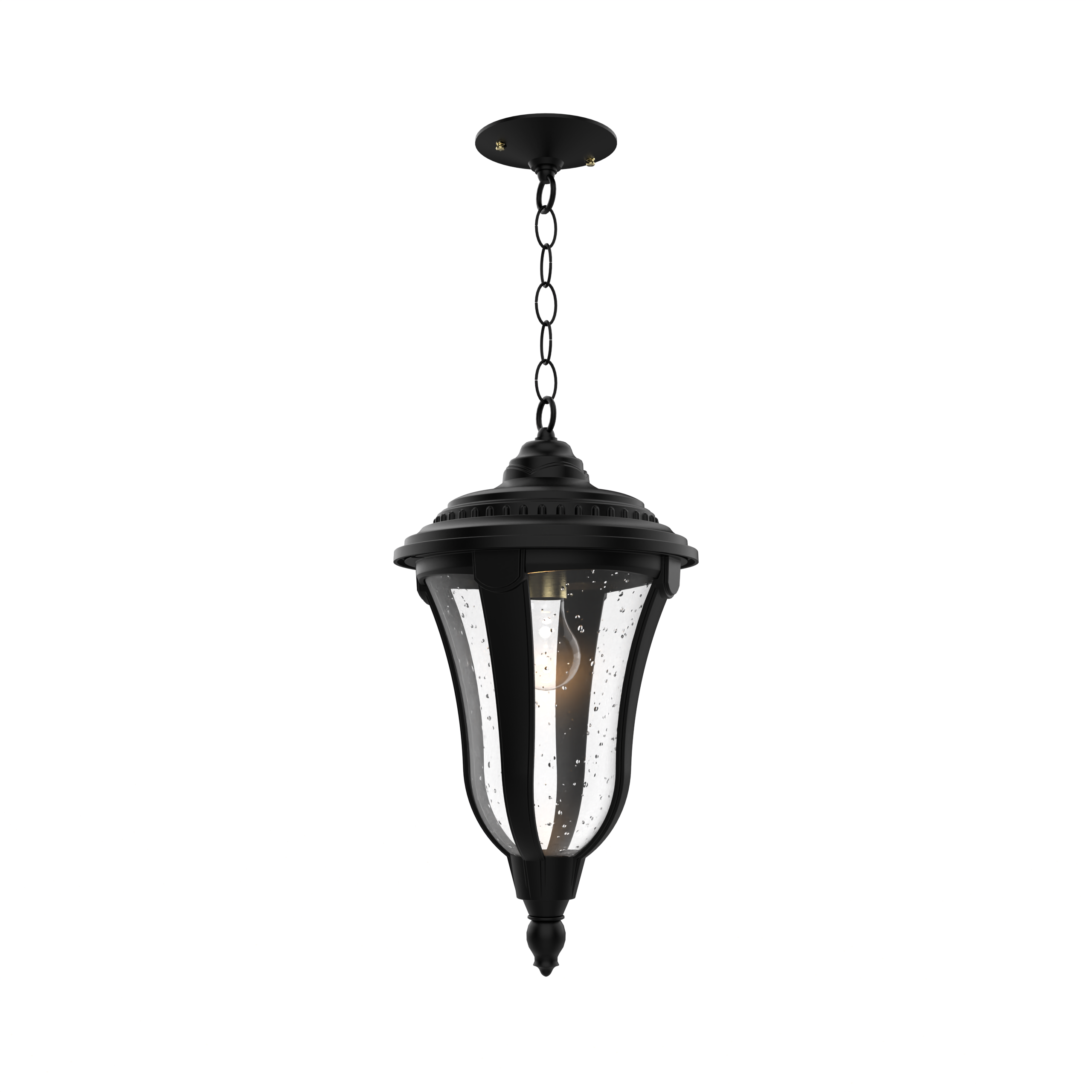 Munich - Ceiling mounting with chain closed bottom medium format - 242 ...