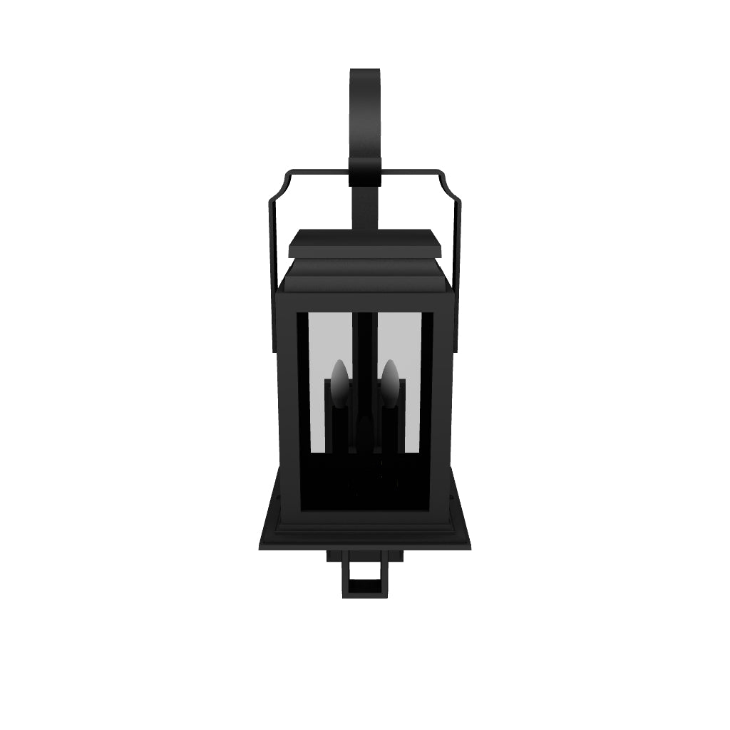 Serie 65e - Luminaire mural extérieur montage vers le haut avec anse format moyen - 26504