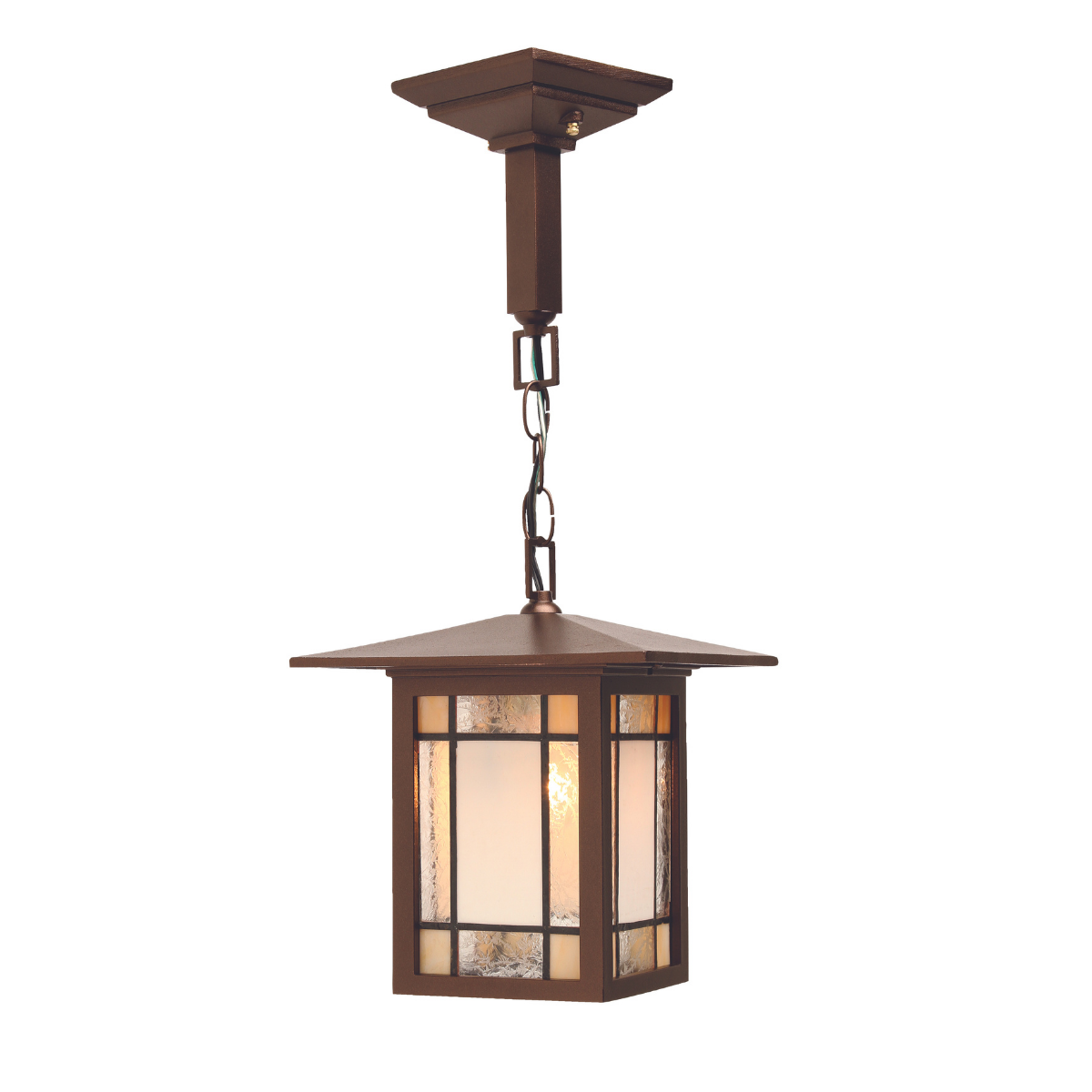 Arlington - Ceiling mount with chain open bottom medium format - 27850