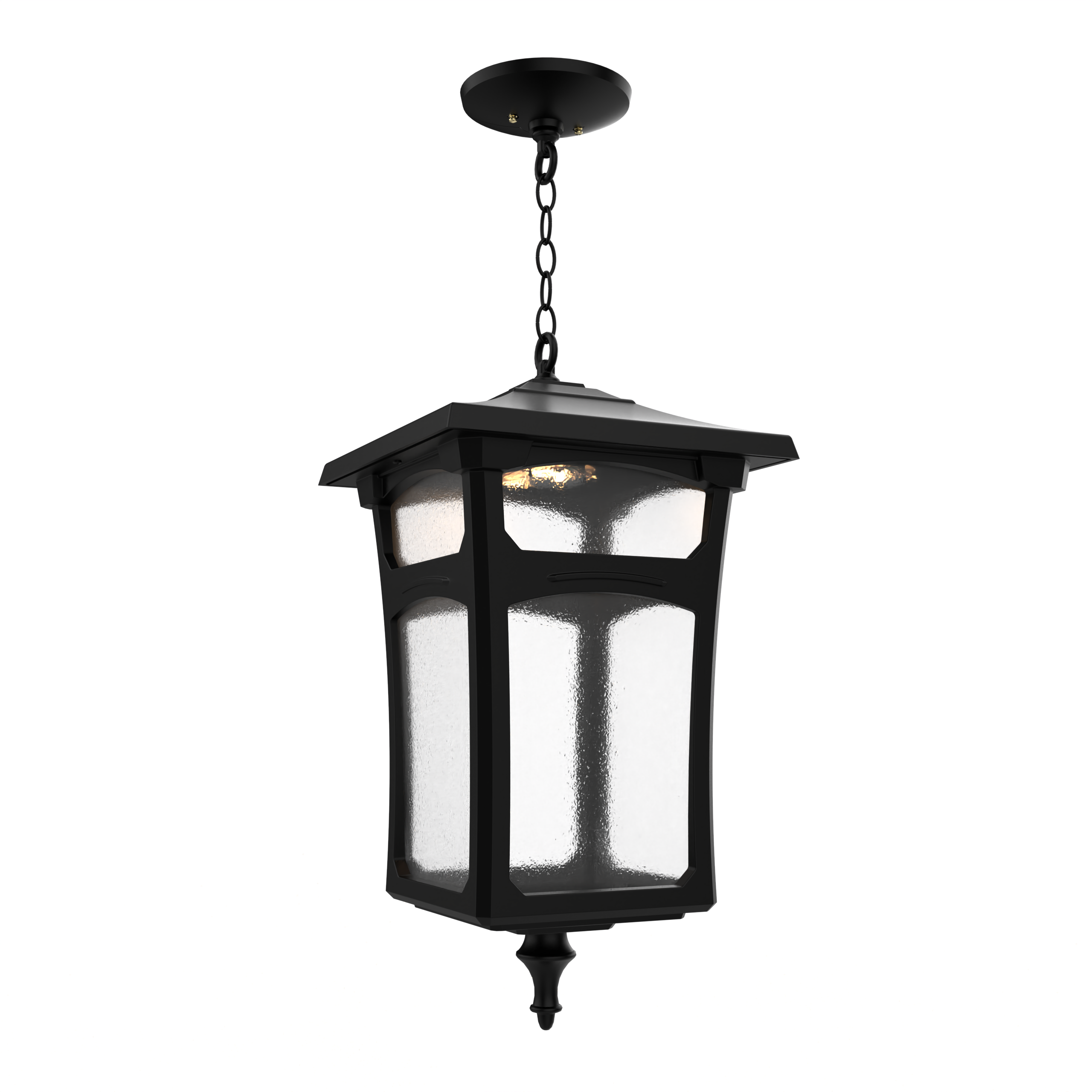 Lincoln - Large Closed Bottom Chain Ceiling Mount - 30455