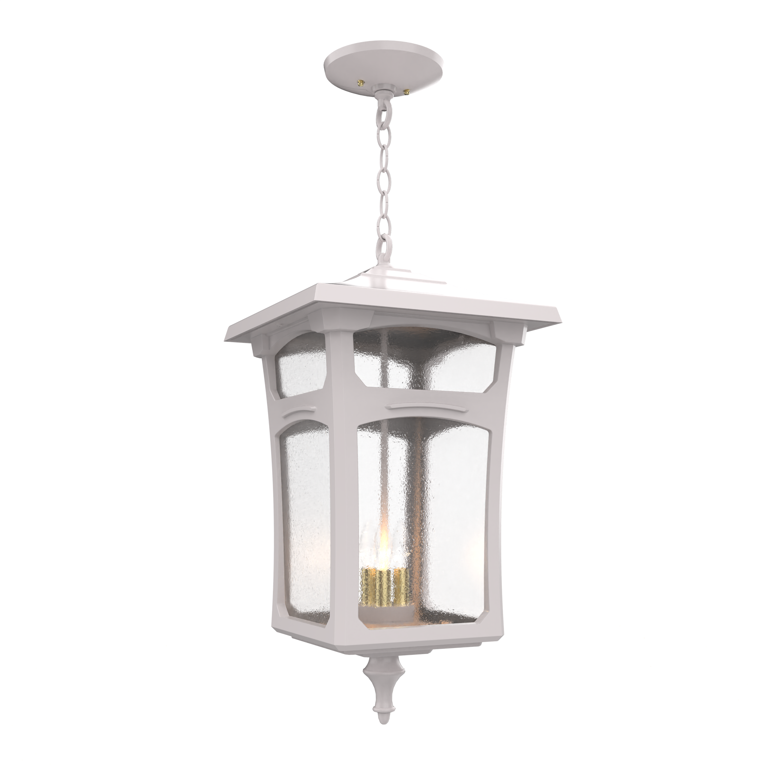Lincoln - Large Closed Bottom Chain Ceiling Mount - 30455