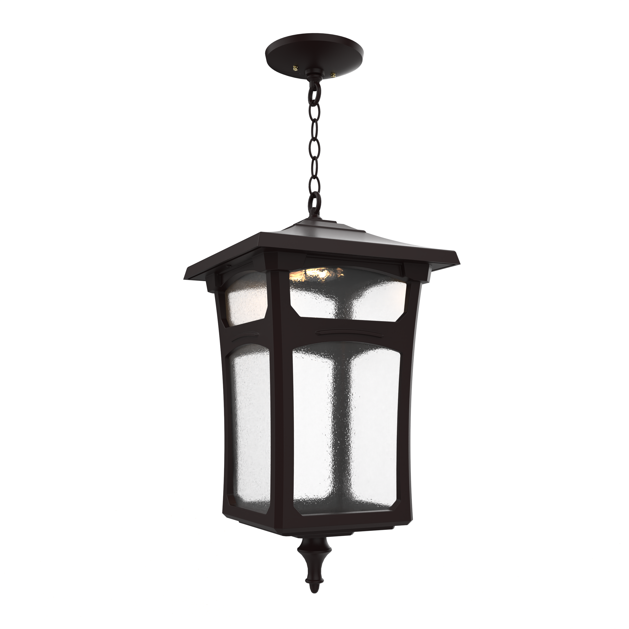 Lincoln - Large Closed Bottom Chain Ceiling Mount - 30455