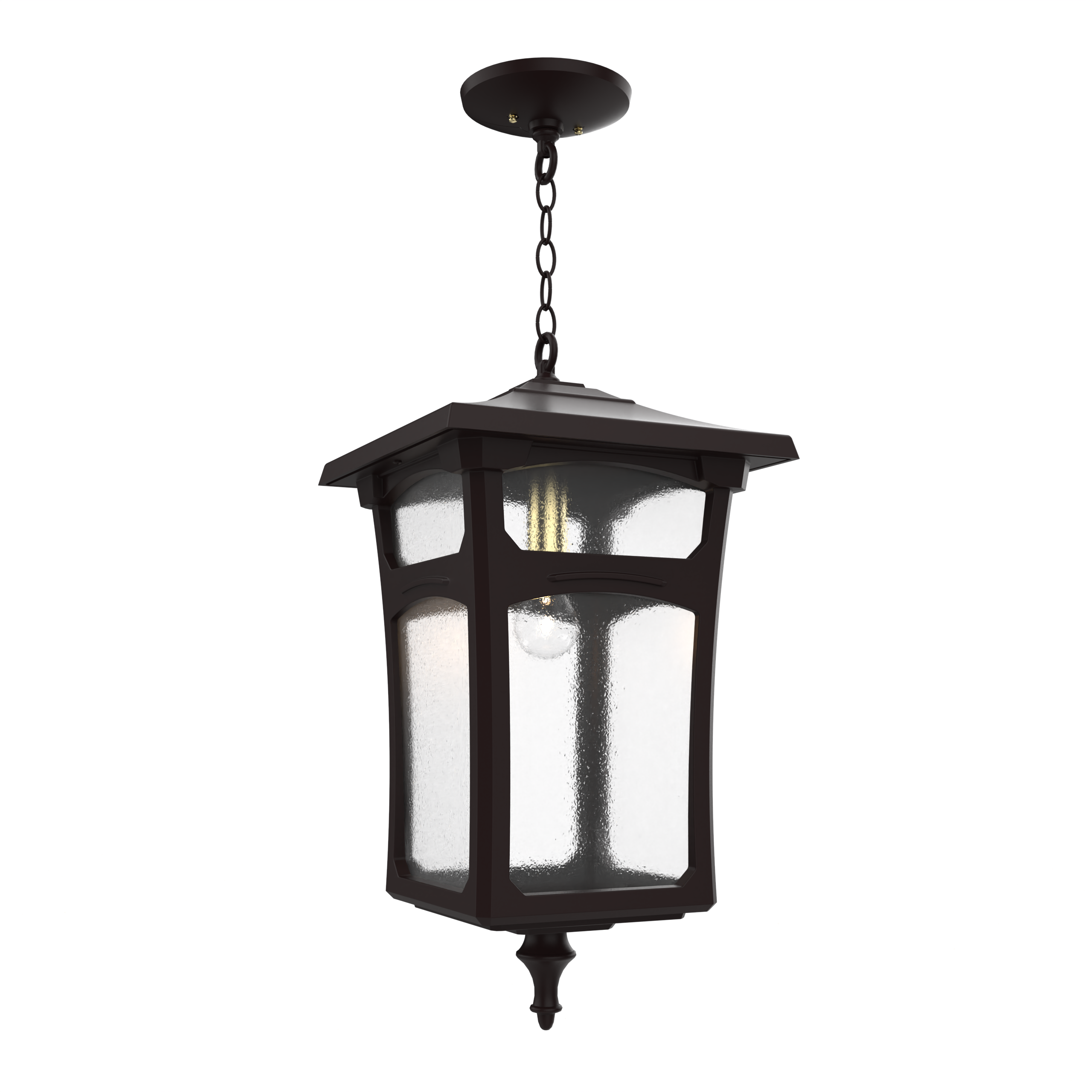 Lincoln - Large Closed Bottom Chain Ceiling Mount - 30455