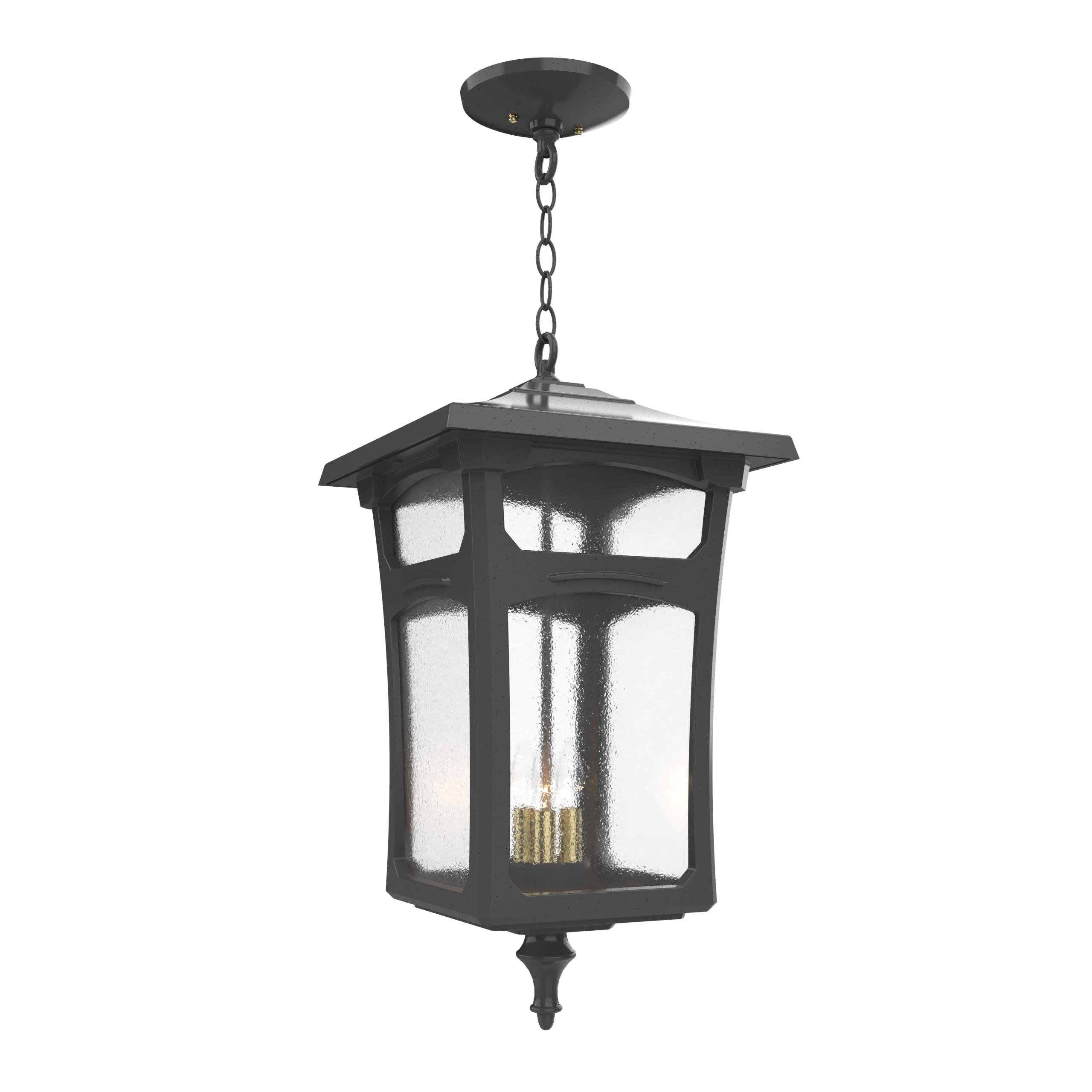 Lincoln - Large Closed Bottom Chain Ceiling Mount - 30455