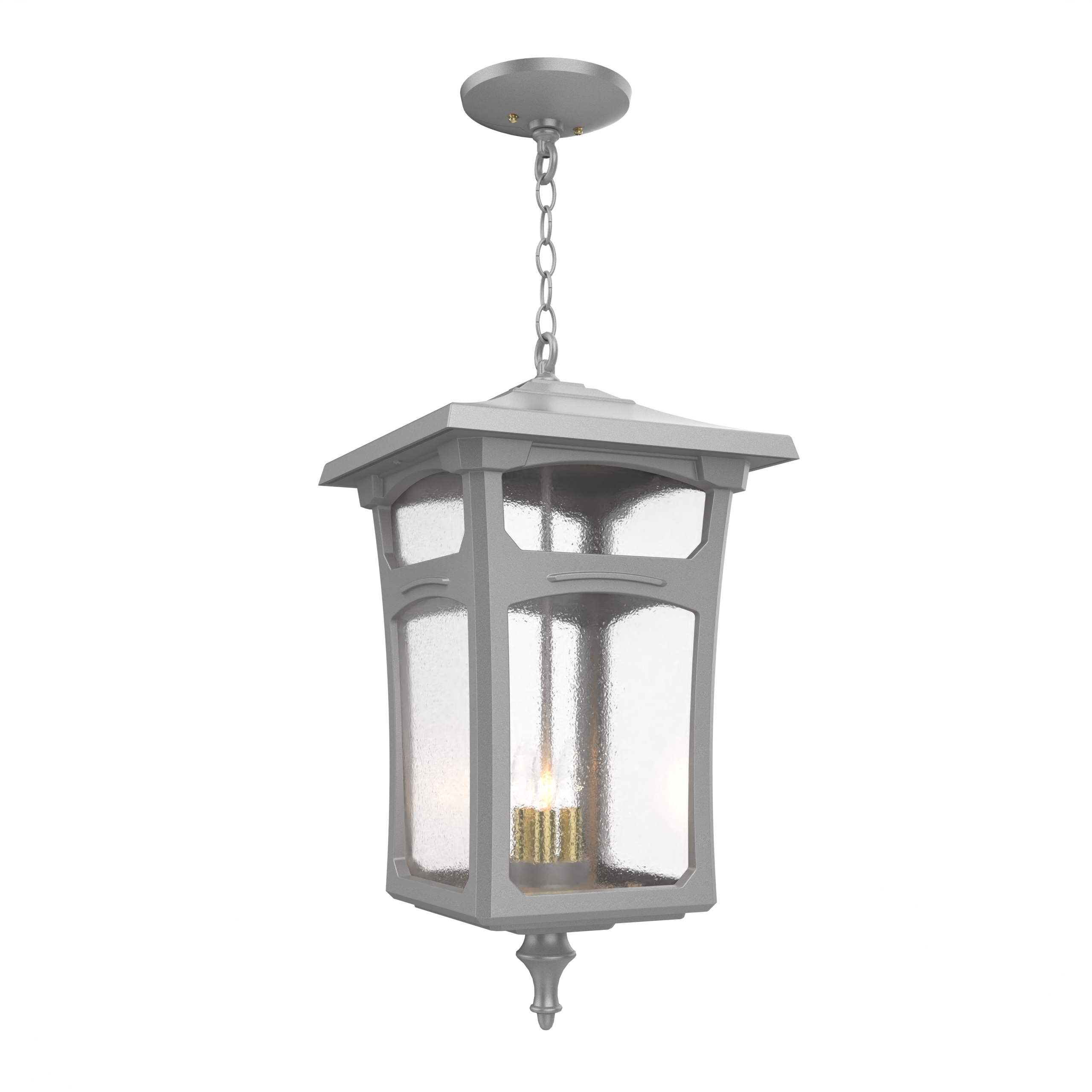 Lincoln - Large Closed Bottom Chain Ceiling Mount - 30455