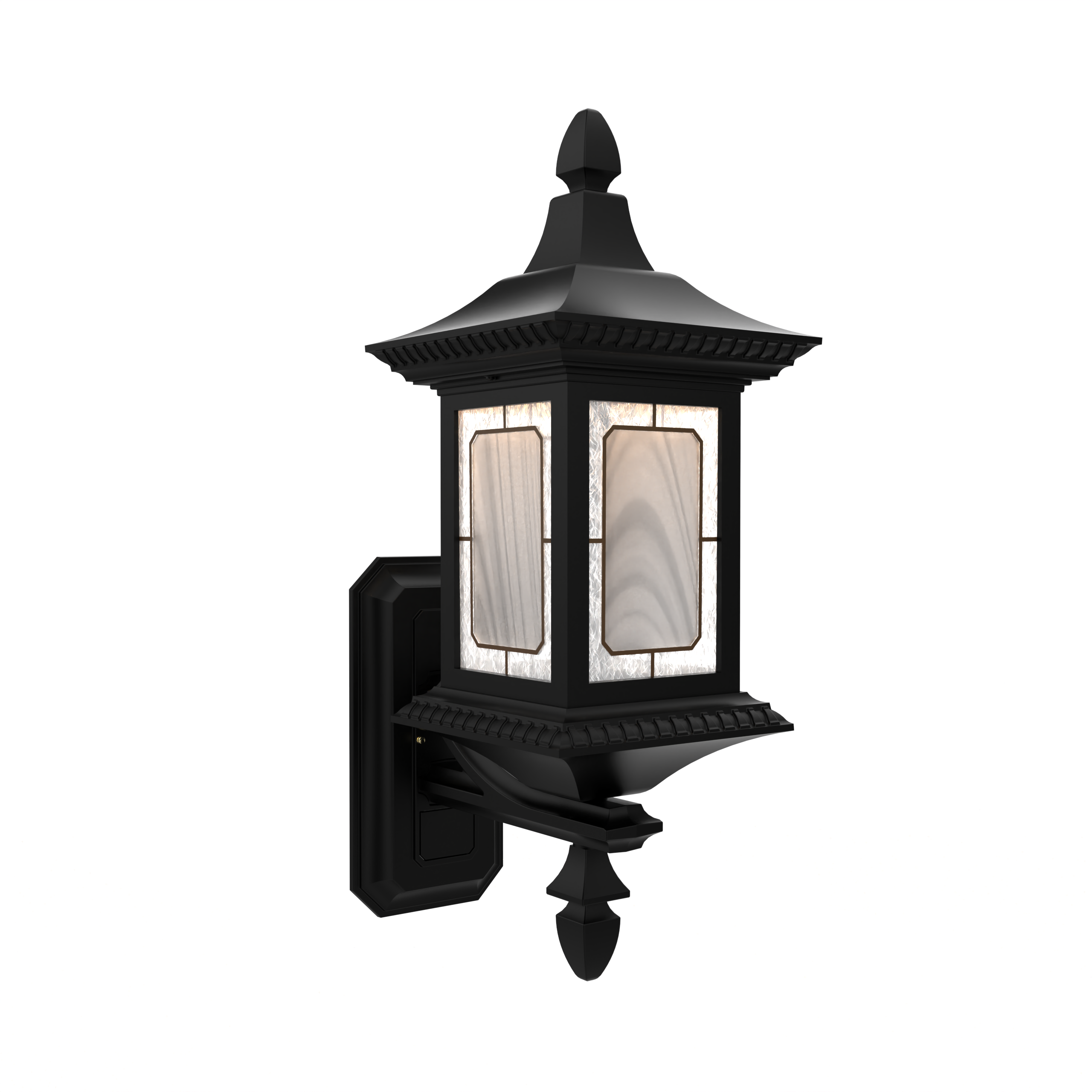 Salzburg - Wall mounted top with tall finial - 30813