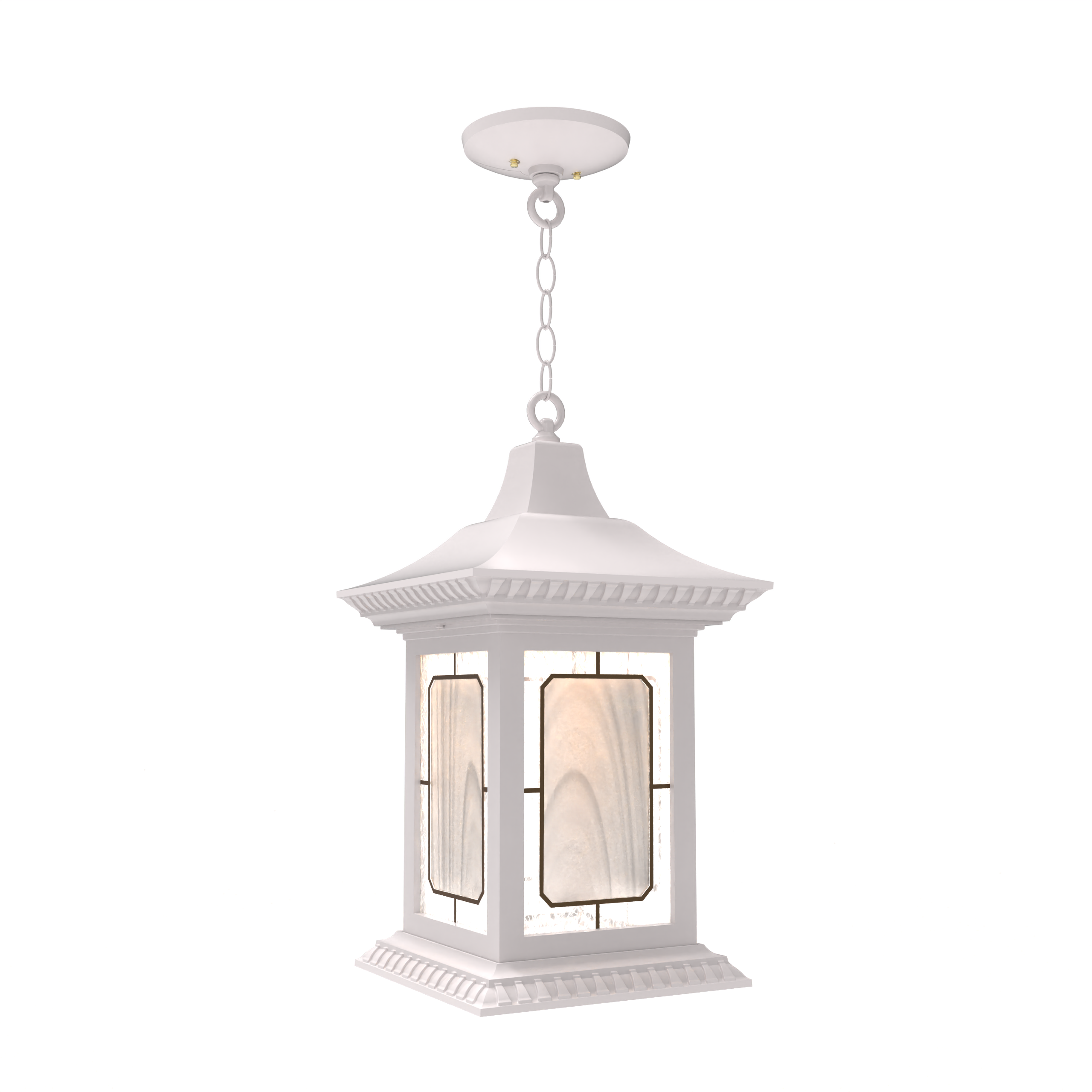 Salzburg - Ceiling mounting with chain open bottom large format - 30850