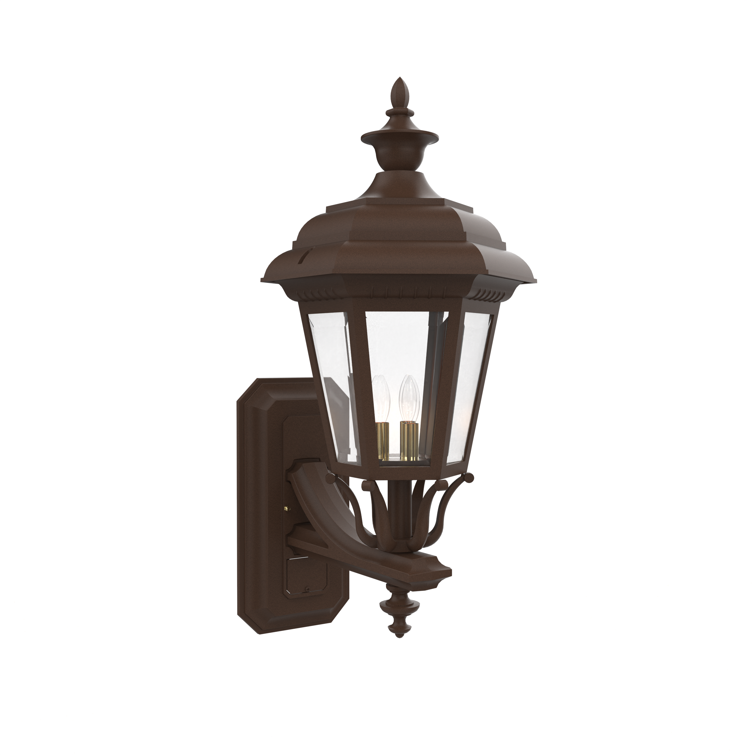 Jamestown - Up-Mount Wall Mount with Full Size Finial - 31412