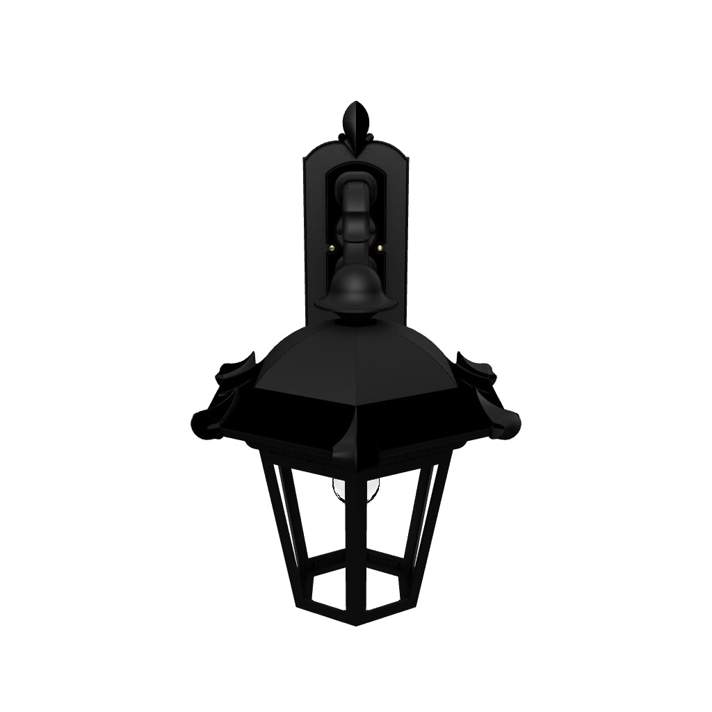 Montpellier - Wall mount down open bottom large format - 33311