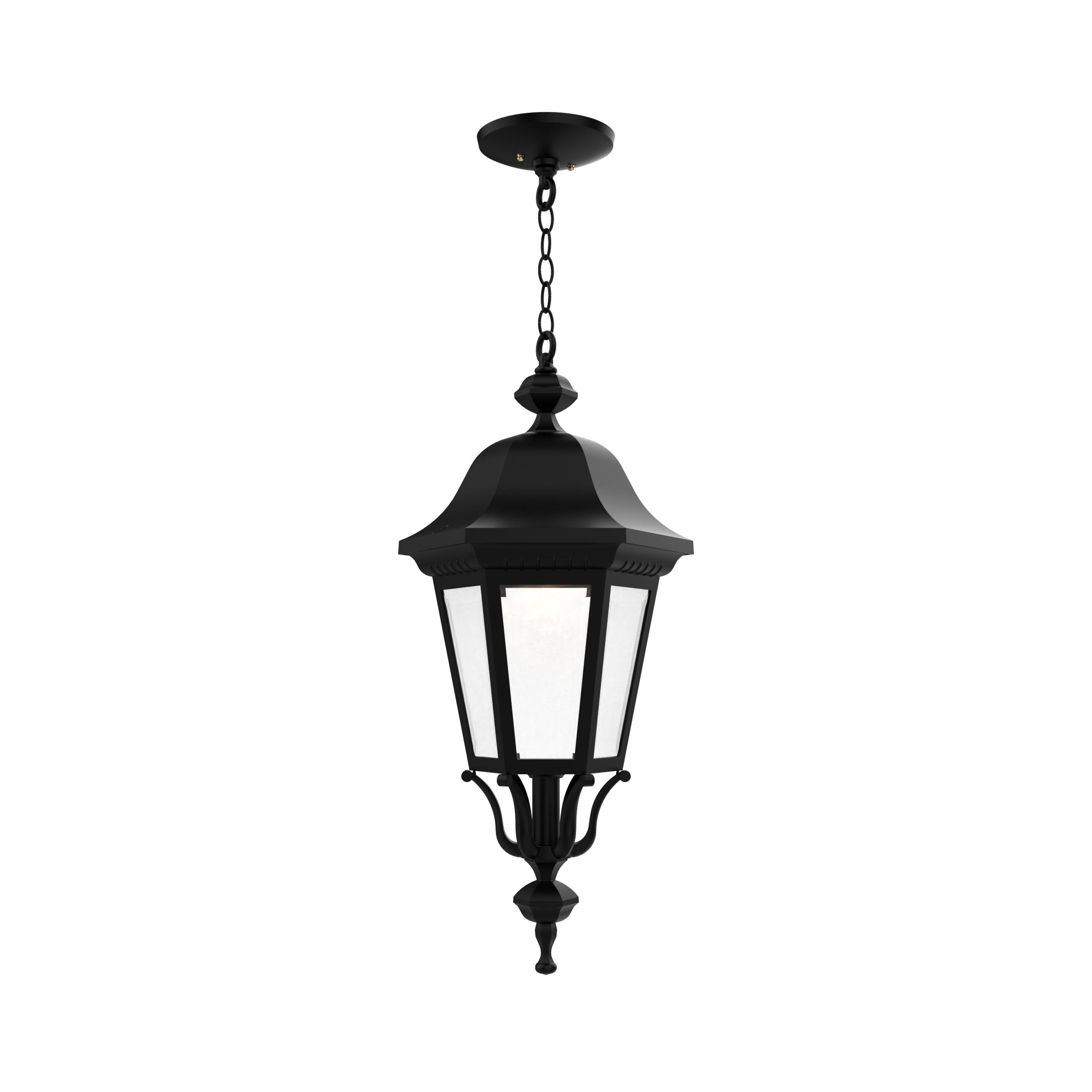 Florence - Ceiling mounting with chain large closed bottom - 33755