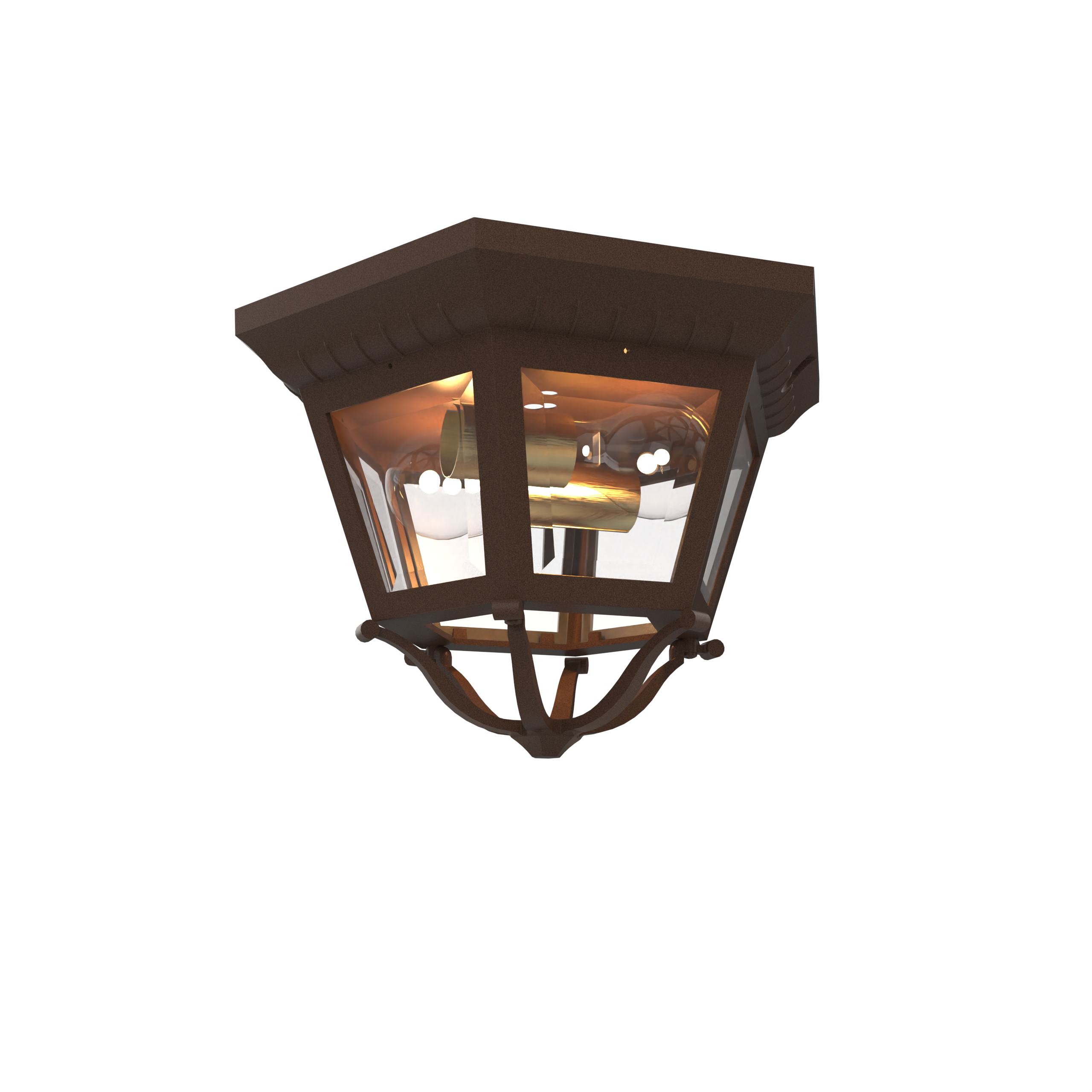 Florence - Ceiling lamp closed bottom large format - 33775