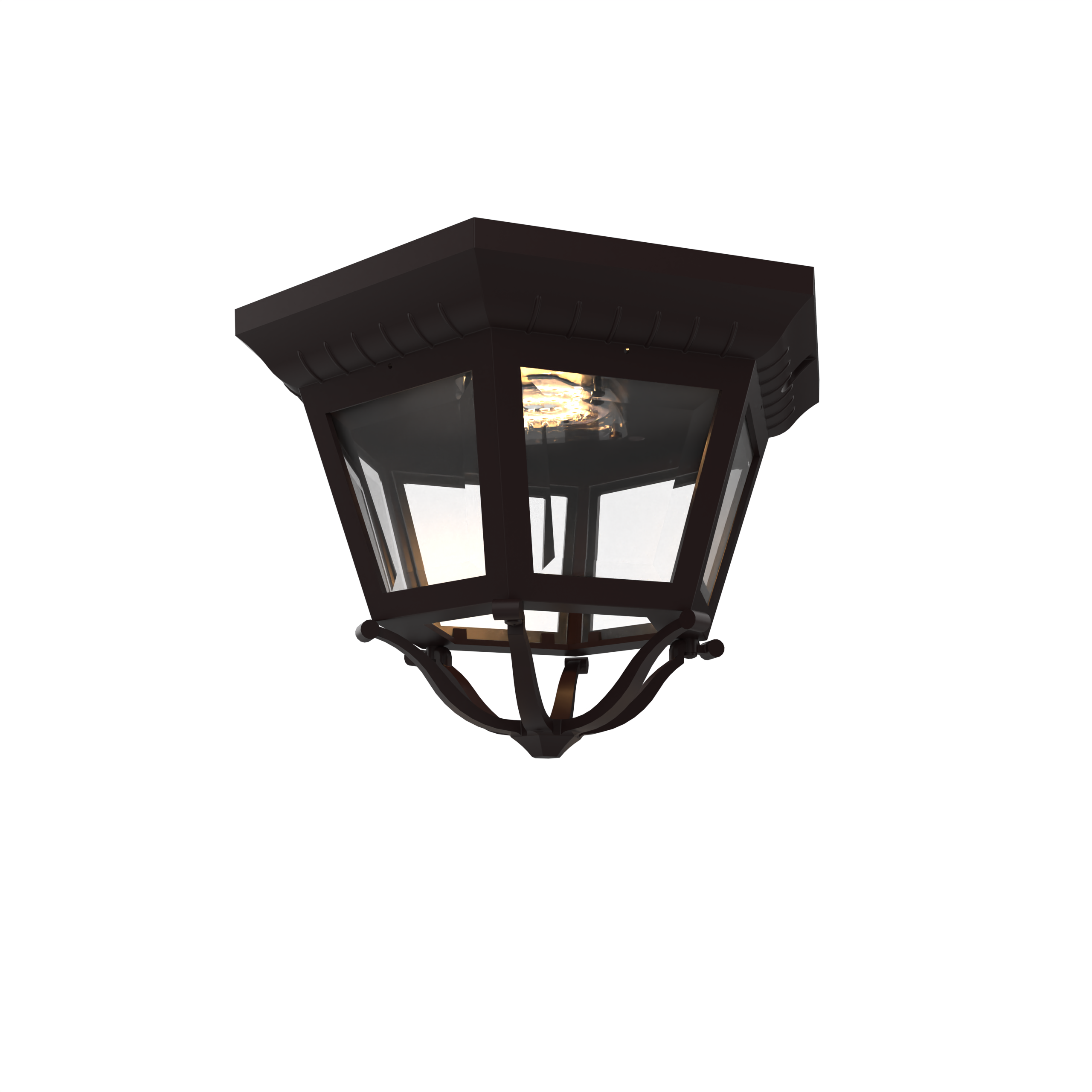 Florence - Ceiling lamp closed bottom large format - 33775