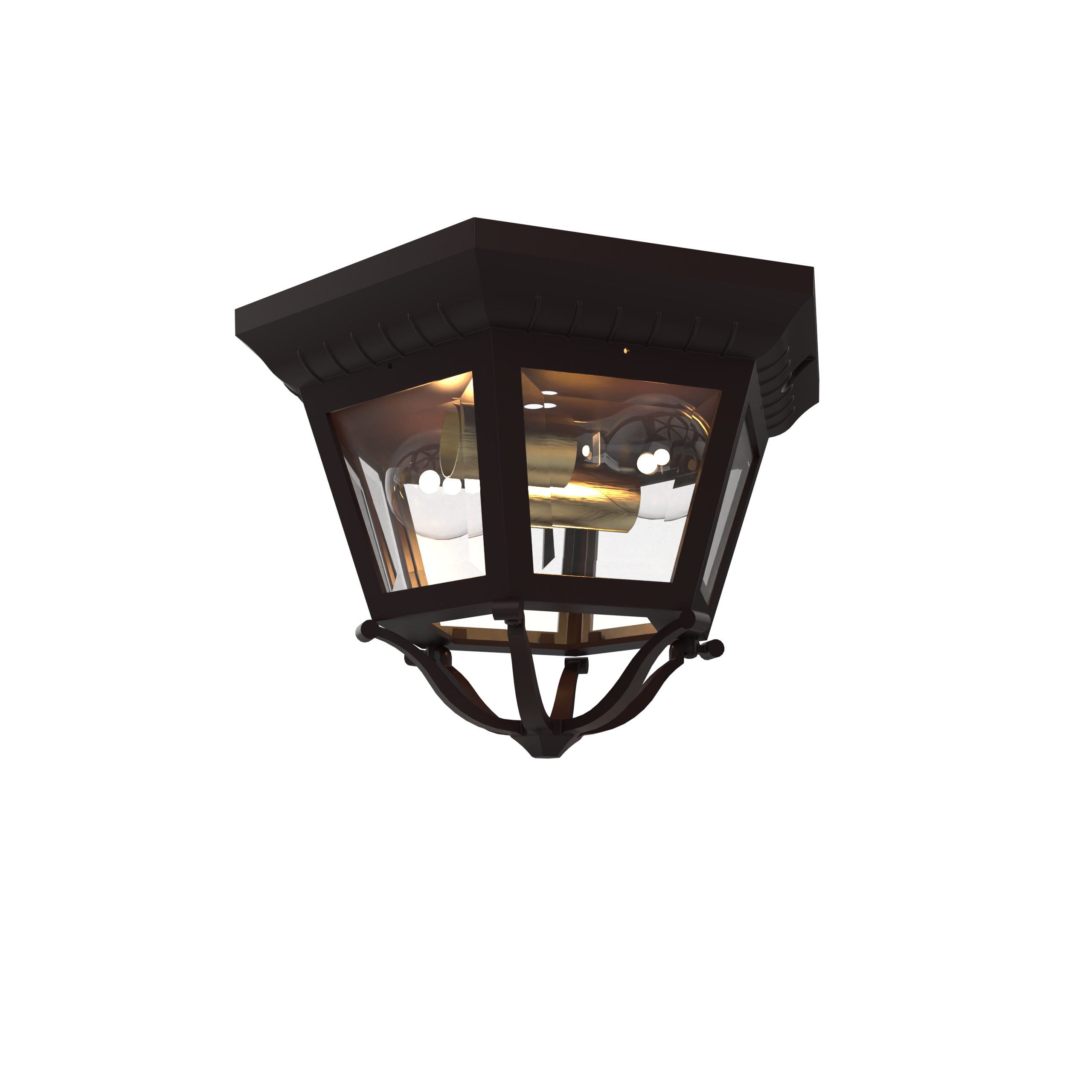Florence - Ceiling lamp closed bottom large format - 33775