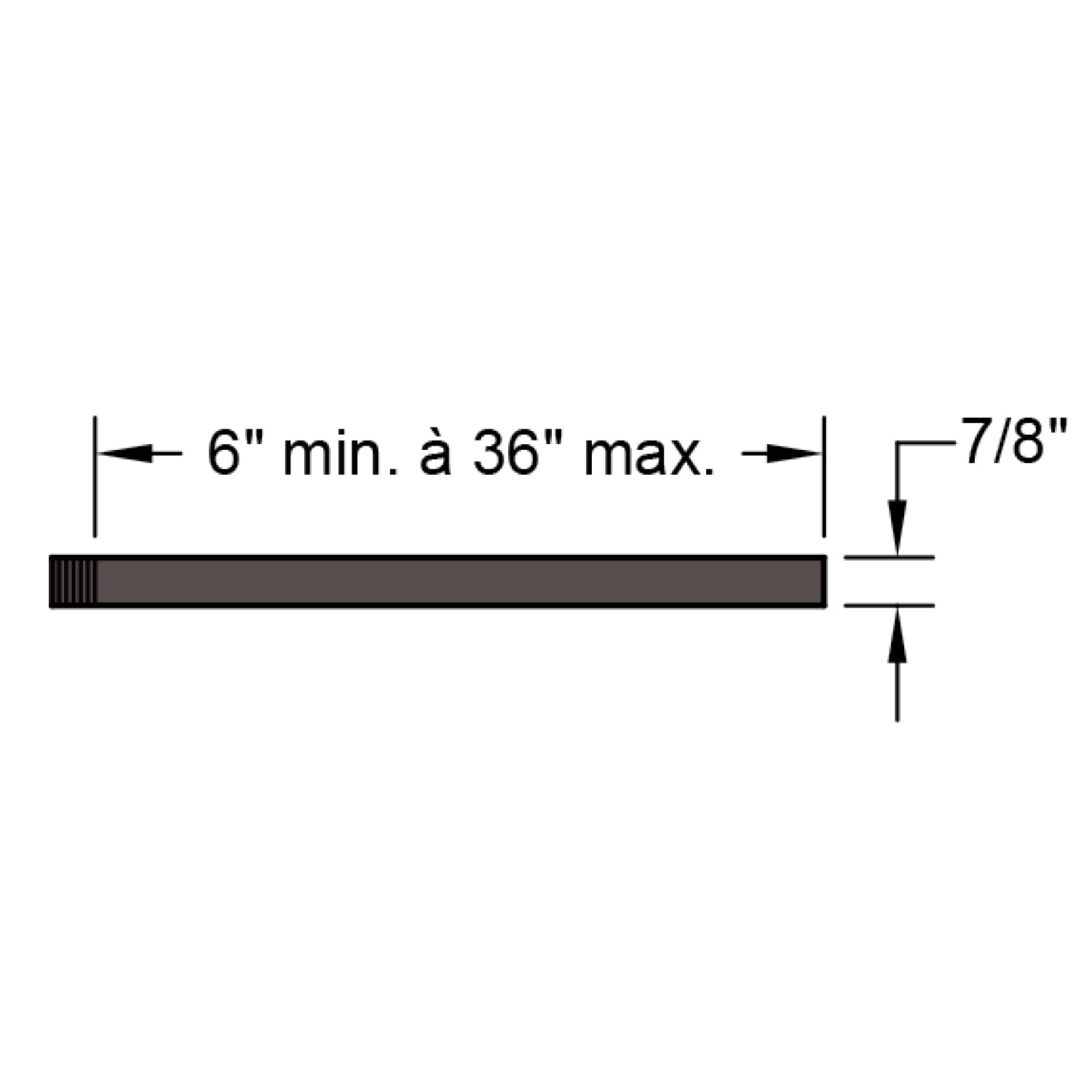 Sign - Mounting Rod - E