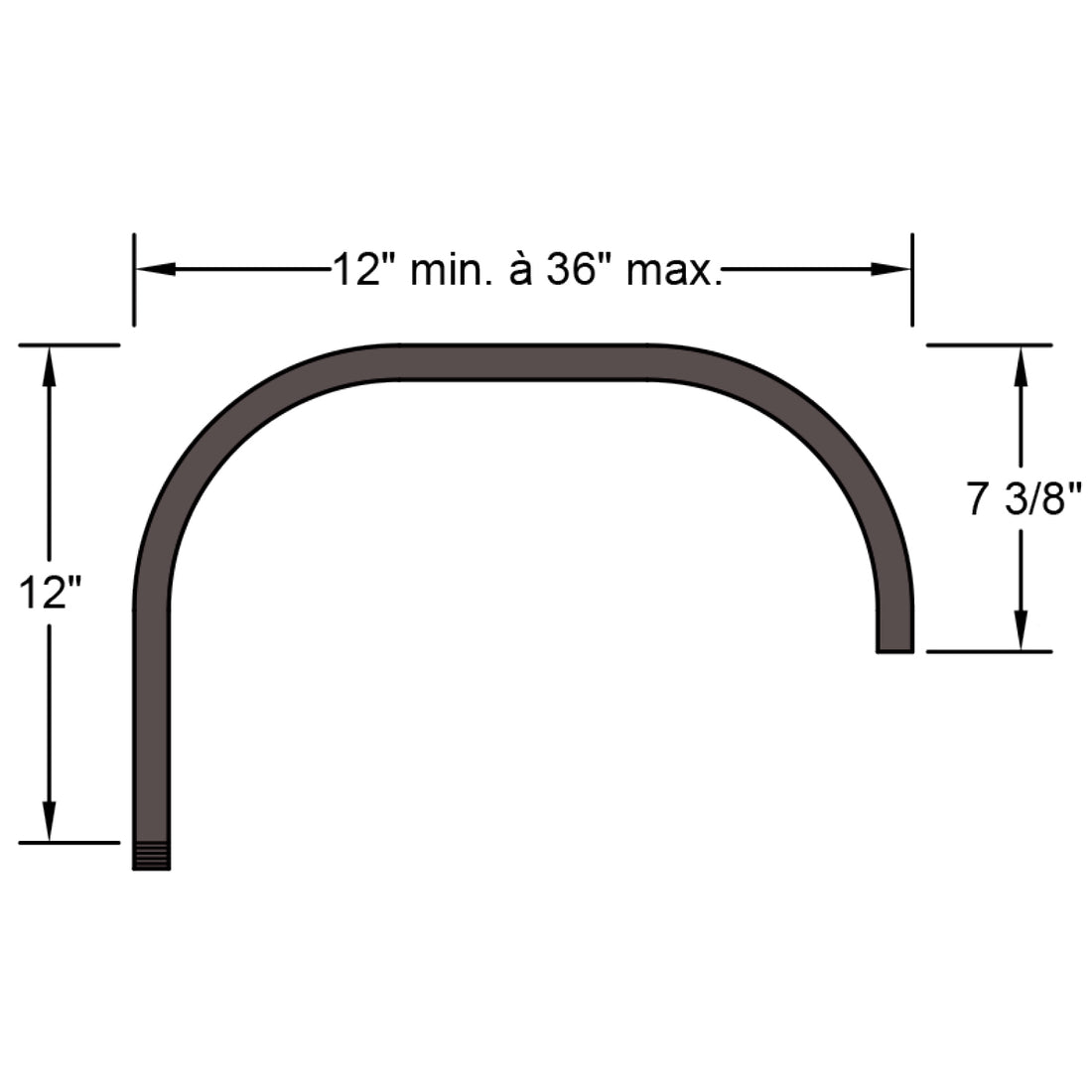 Sign Mount Rods Sign lighting mounting rods – SNOC
