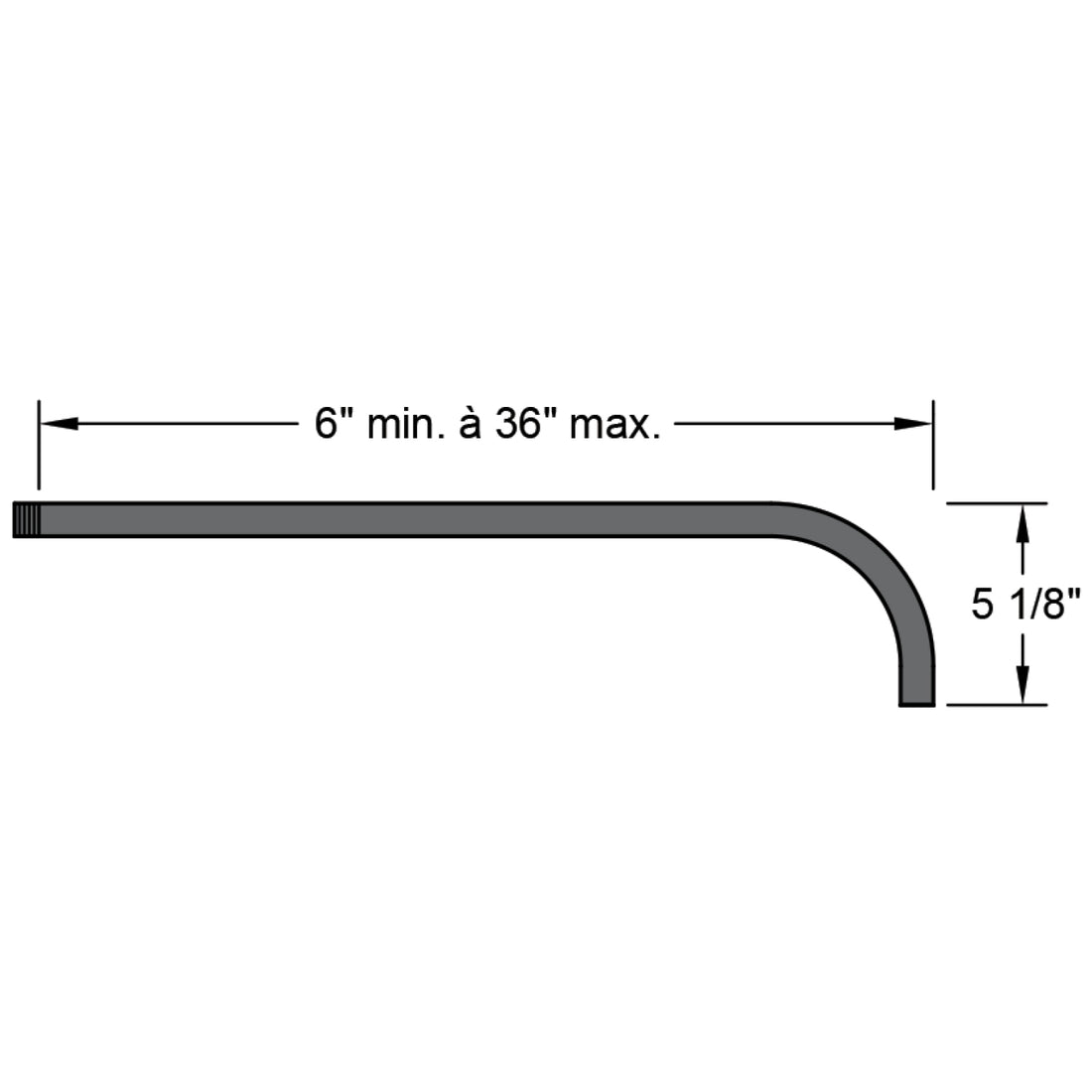 Sign Mount Rods Sign lighting mounting rods – SNOC
