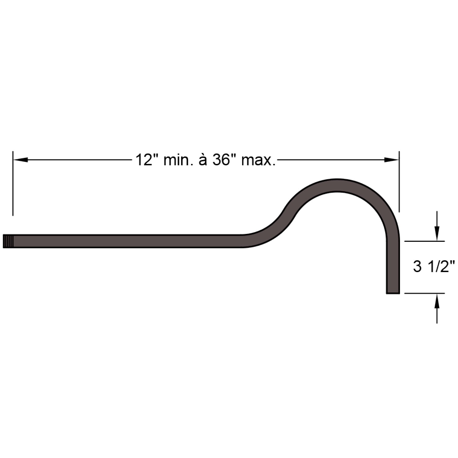 Sign - Mounting Rod - K